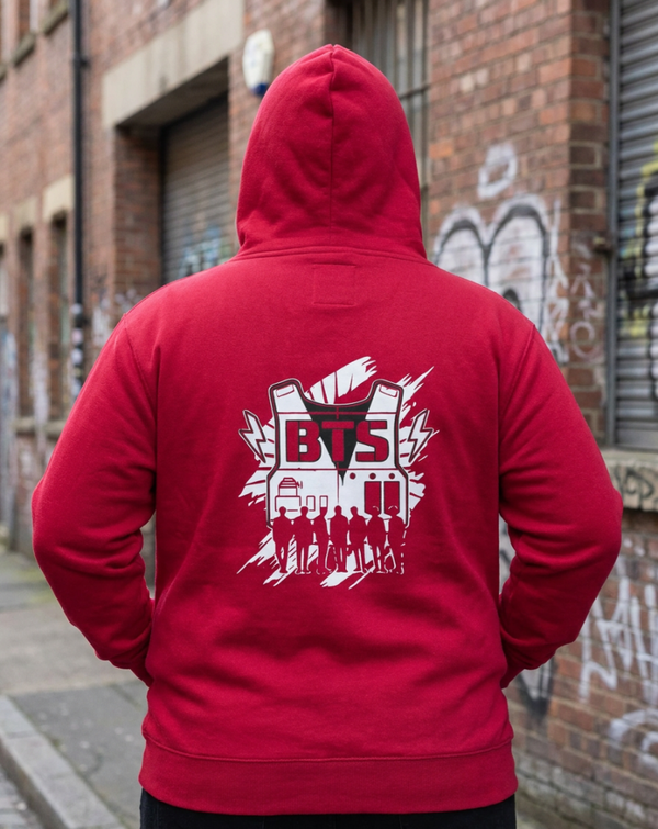 Bts shield zip up jacket