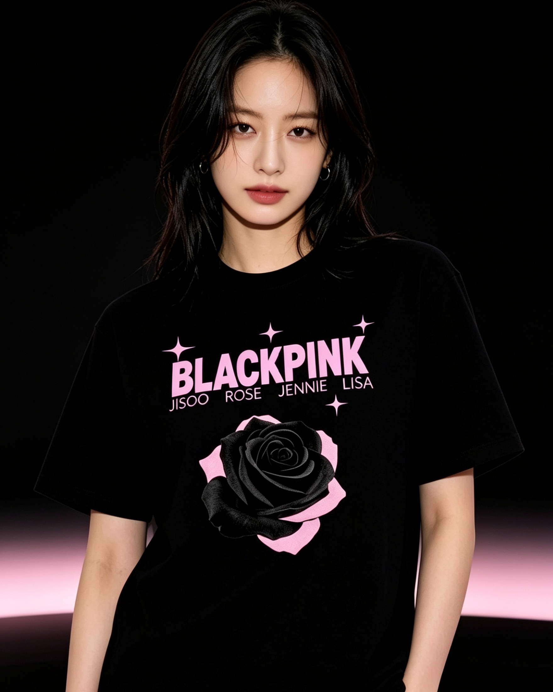 Blackpink rose tshirt