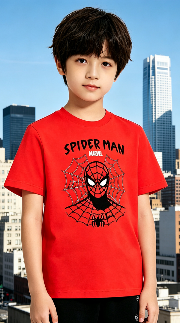 Red spiderman tshirt