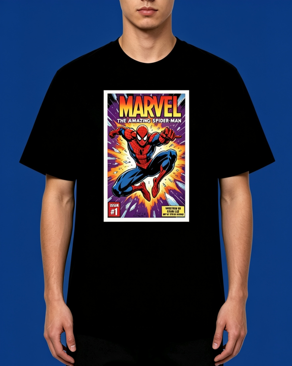 Marvel spiderman comic tshirt