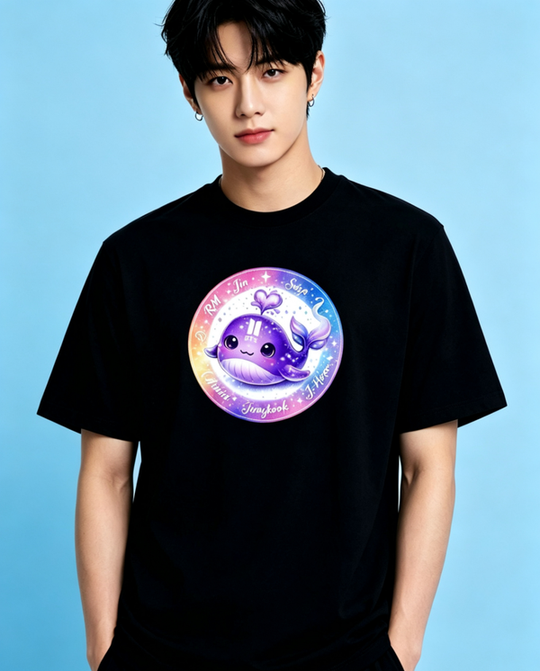 BTS whale tshirt