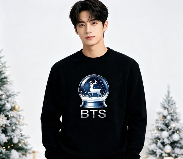 bts snowglobe jumper