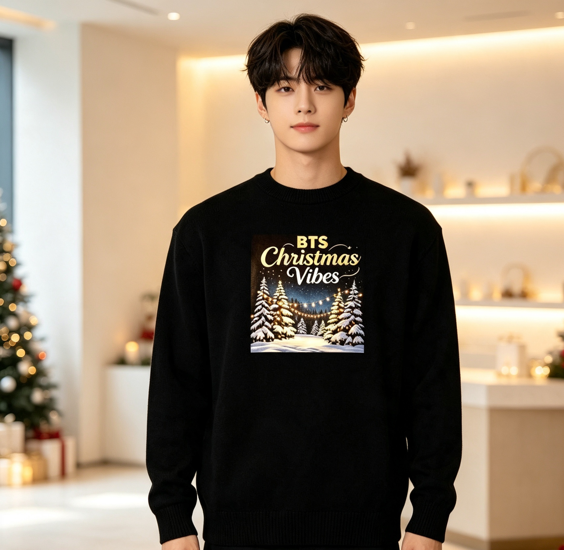 BTS Christmas vibes jumper