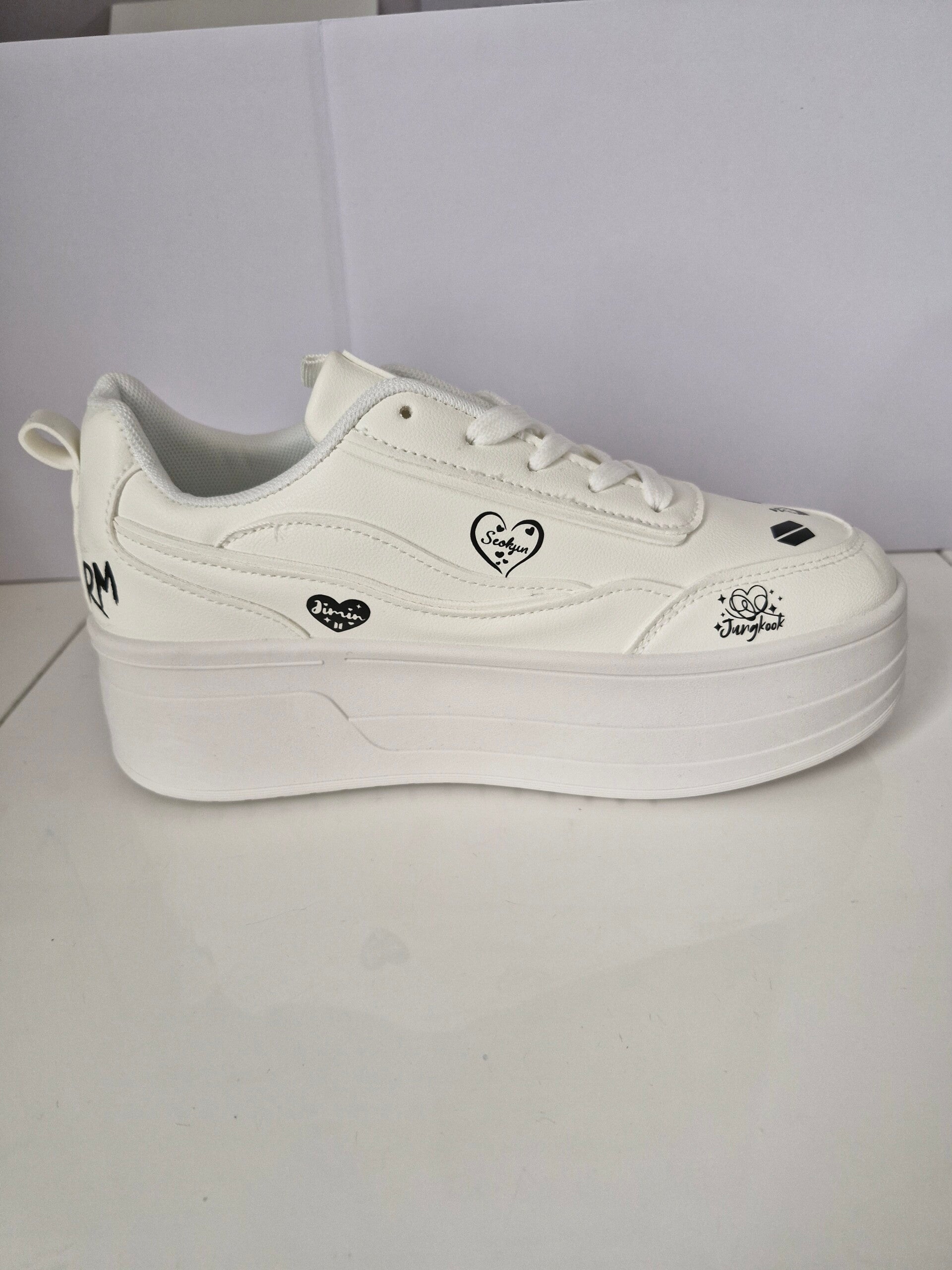 BTS customised shoes