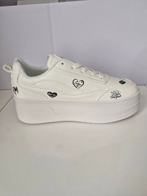 BTS customised shoes
