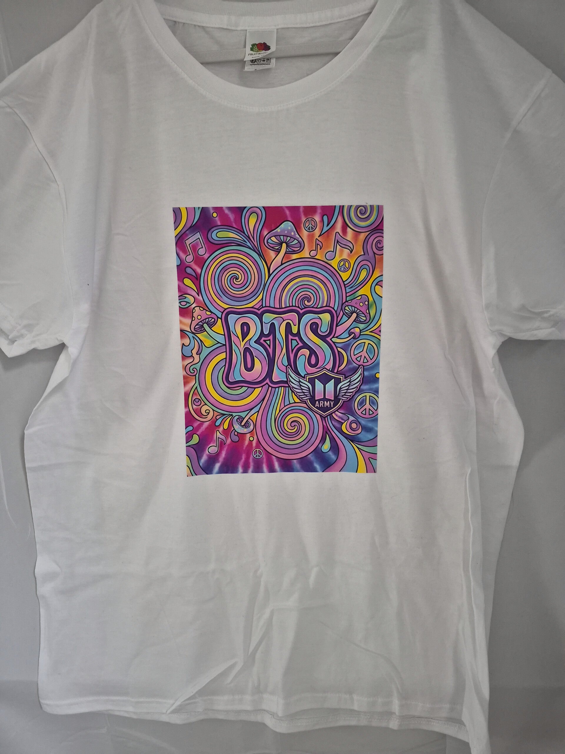Bts tie dye design tee