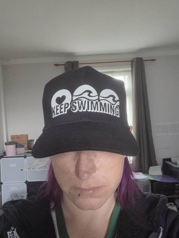 Keep swimming cap
