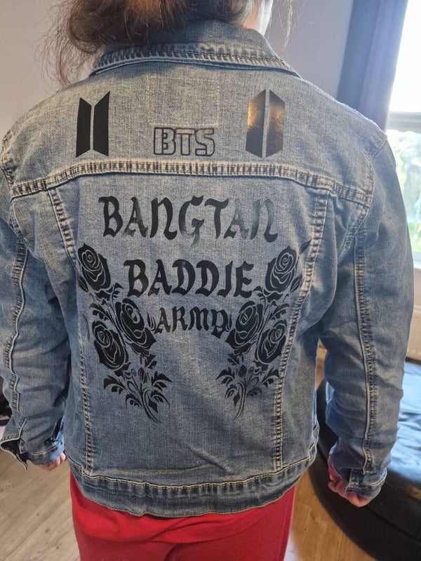 Bangtan baddie denim jacket