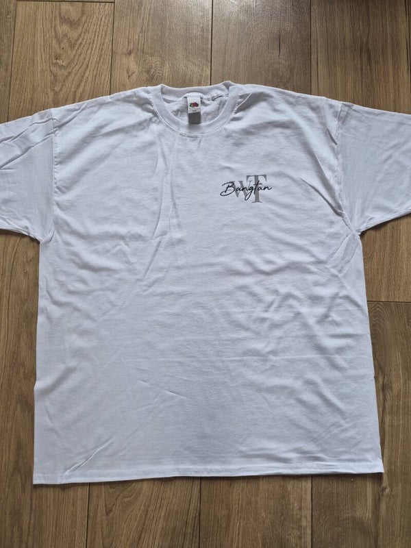 Wt bangtan tshirt(small logo front)