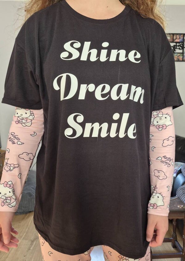 Shine, dream, smile tshirt