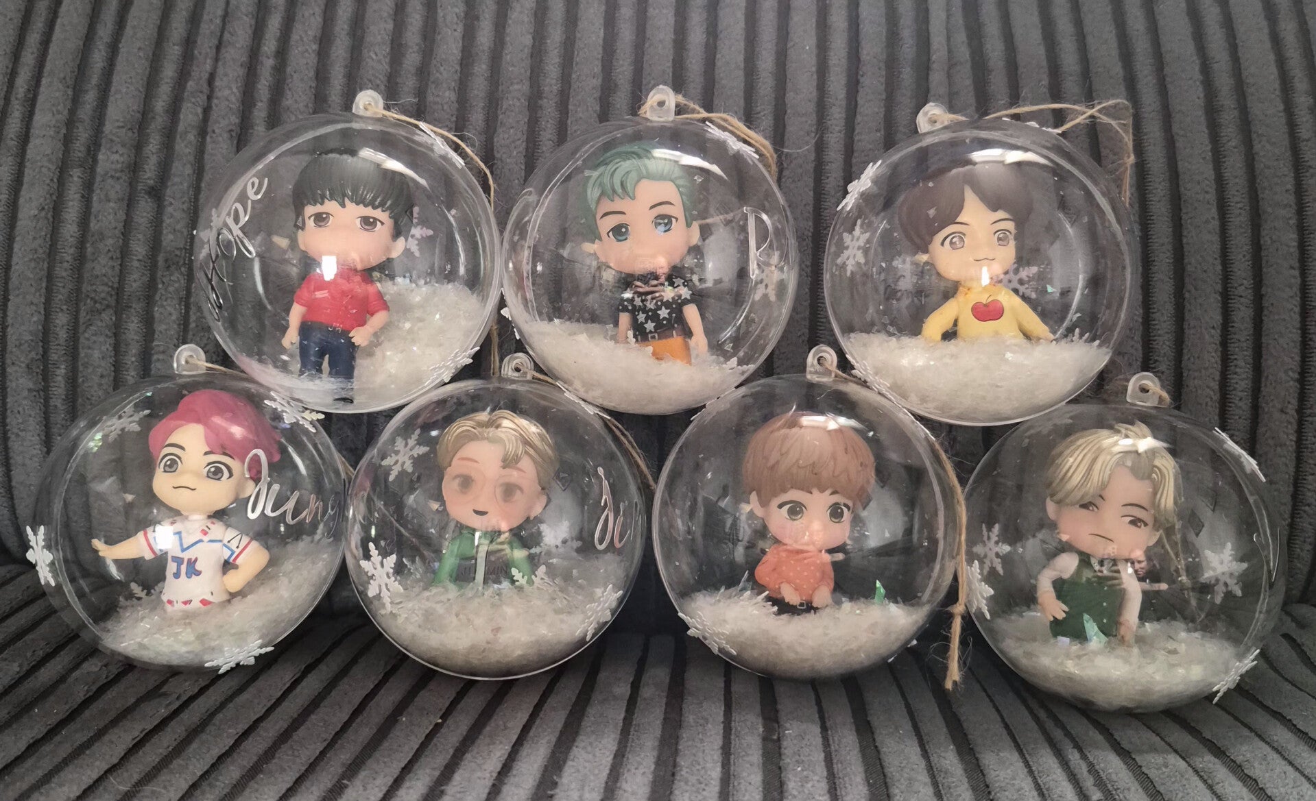 TinyTan handmade christmas baubles