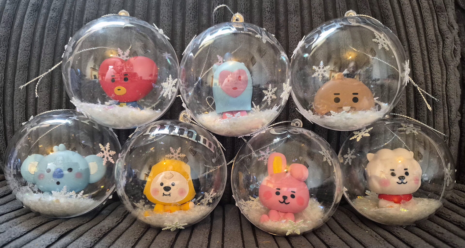 BT21 christmas baubles