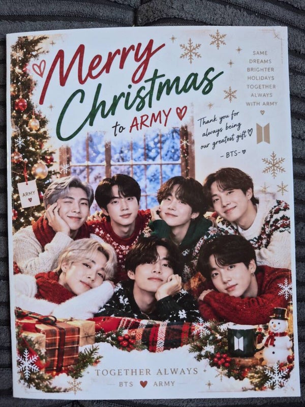 BTS christmas cards