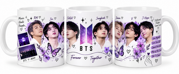 Bts 11oz mug white