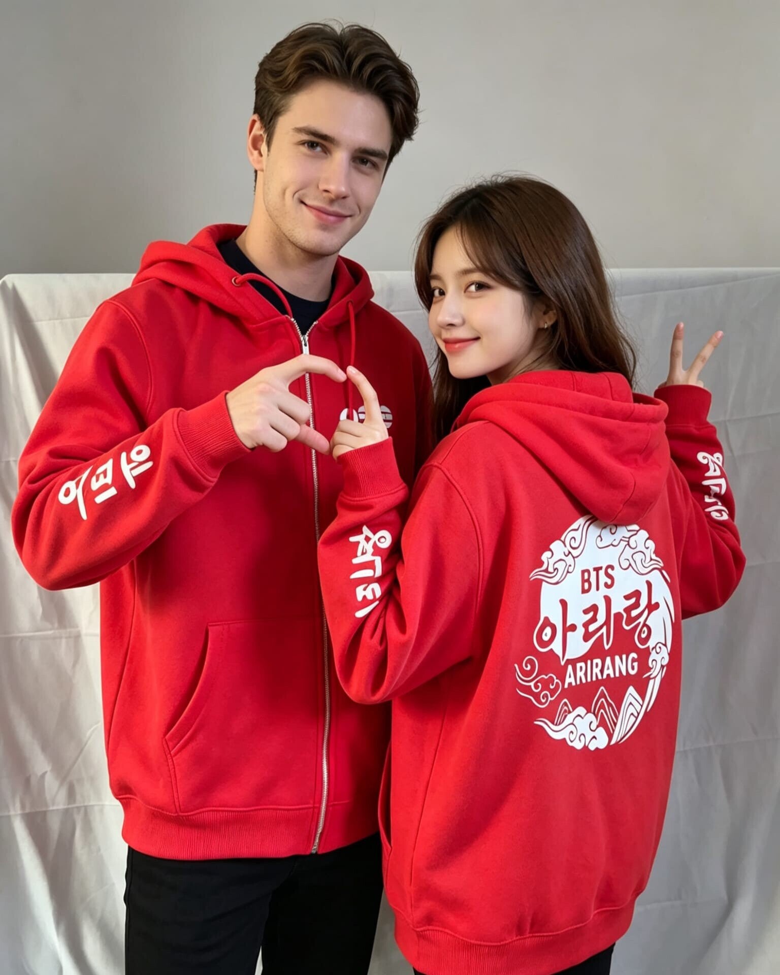 BTS ARIRANG zip up hoodie