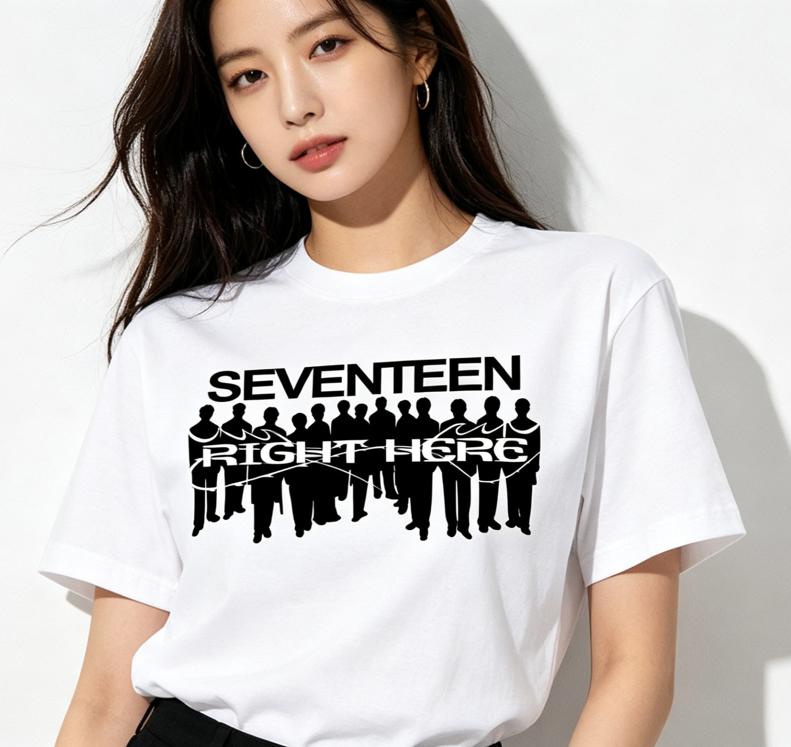 Seventeen right here tshirt