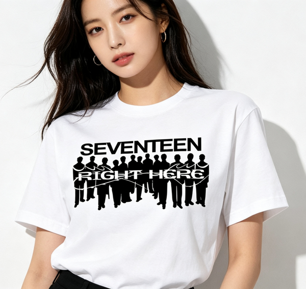 Seventeen right here tshirt