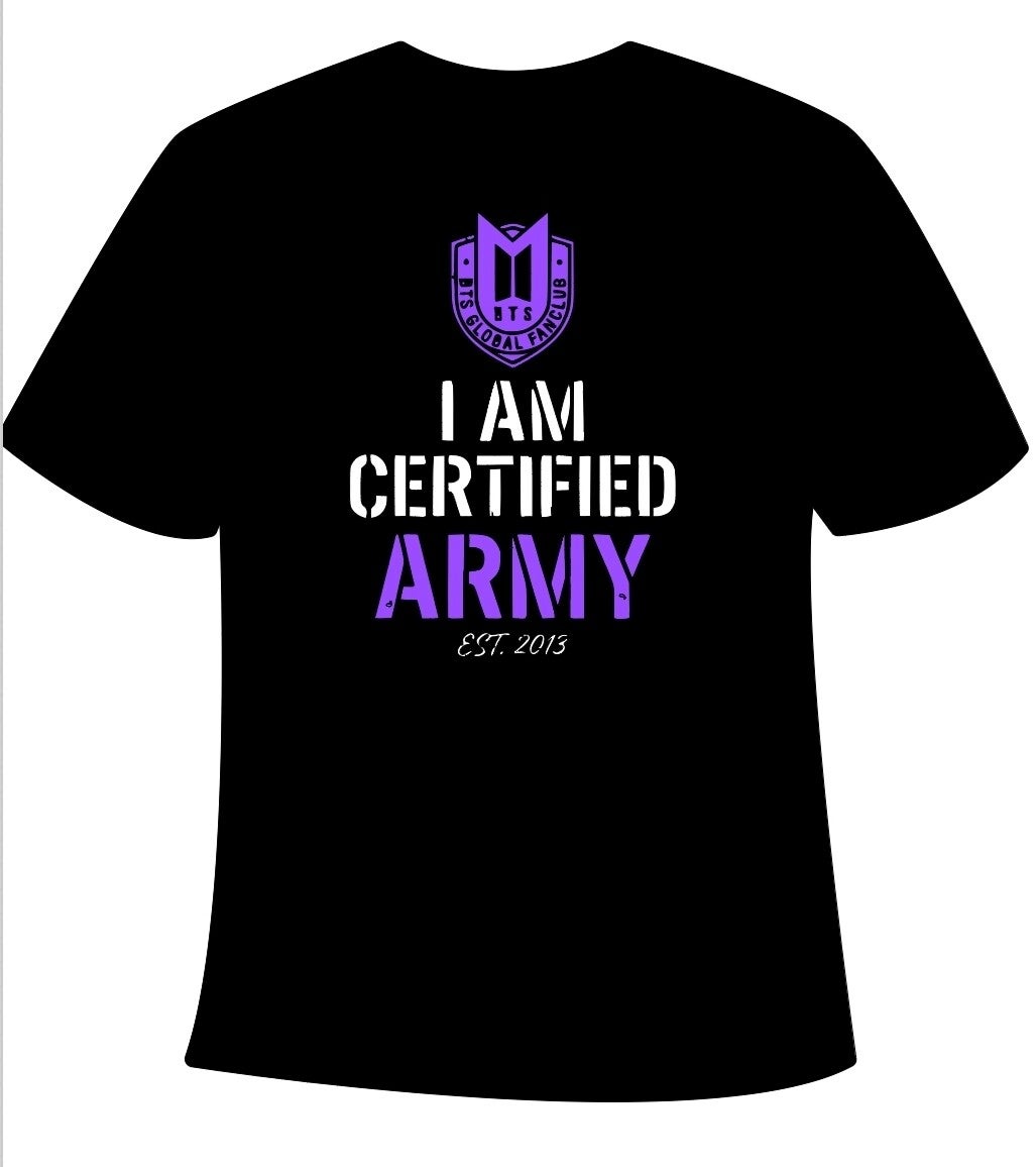 BTS certified army est 2013 tshirt