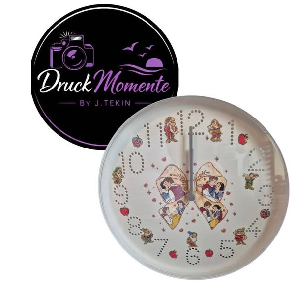 Wanduhr Schneewitchen