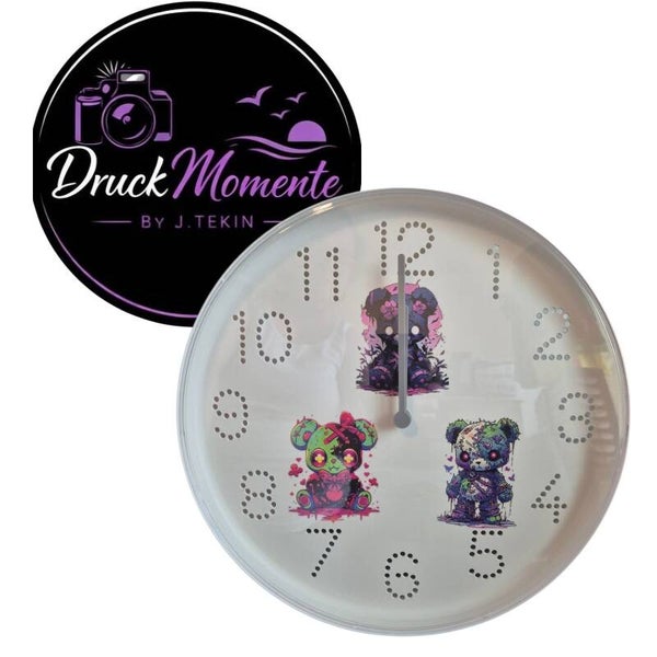 Wanduhr Teddy´s