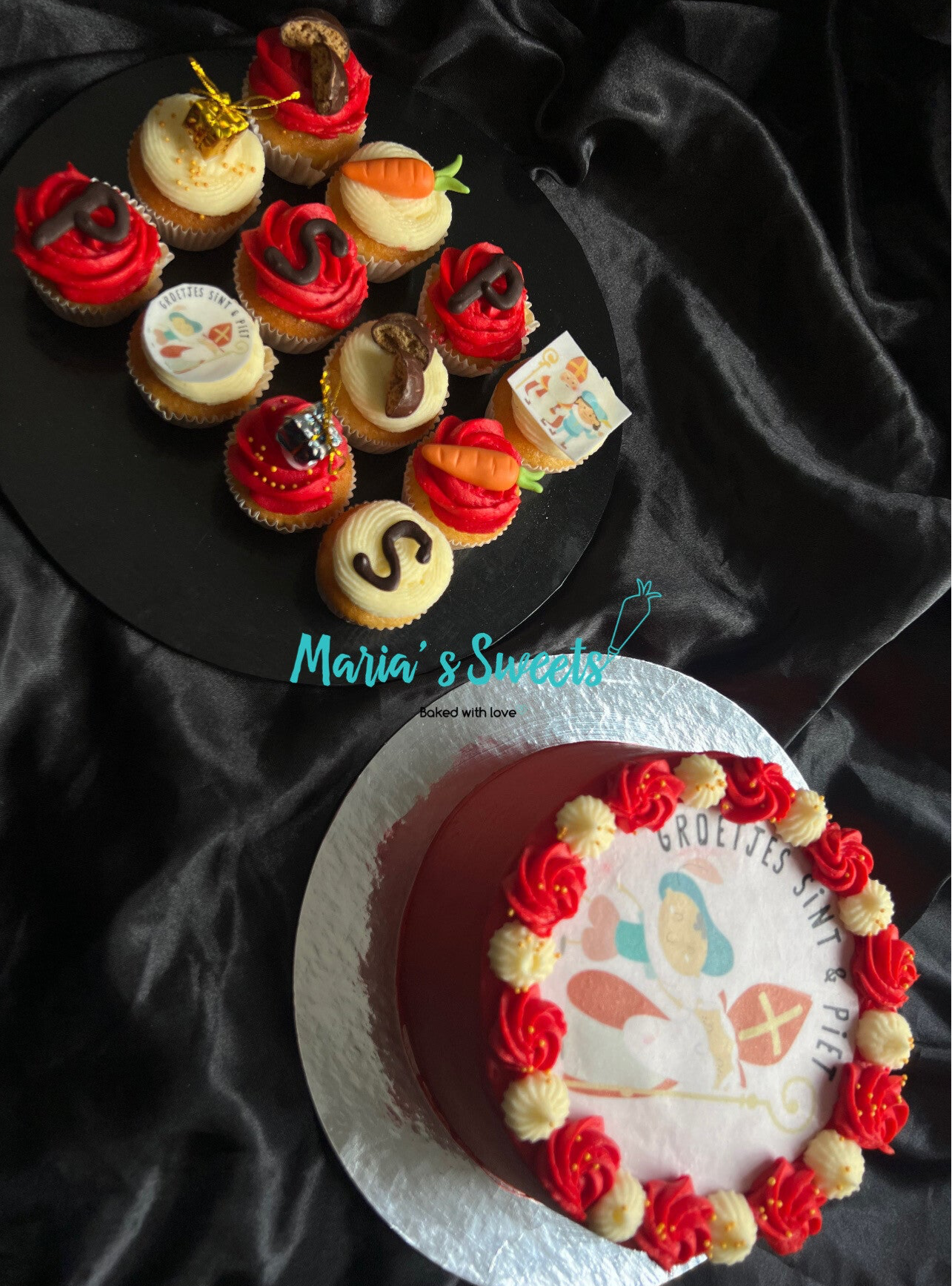 Sinterklaas taartje +cupcakes deal