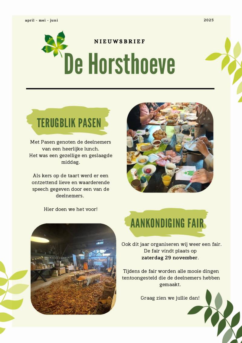 Nieuwsbrief april 1