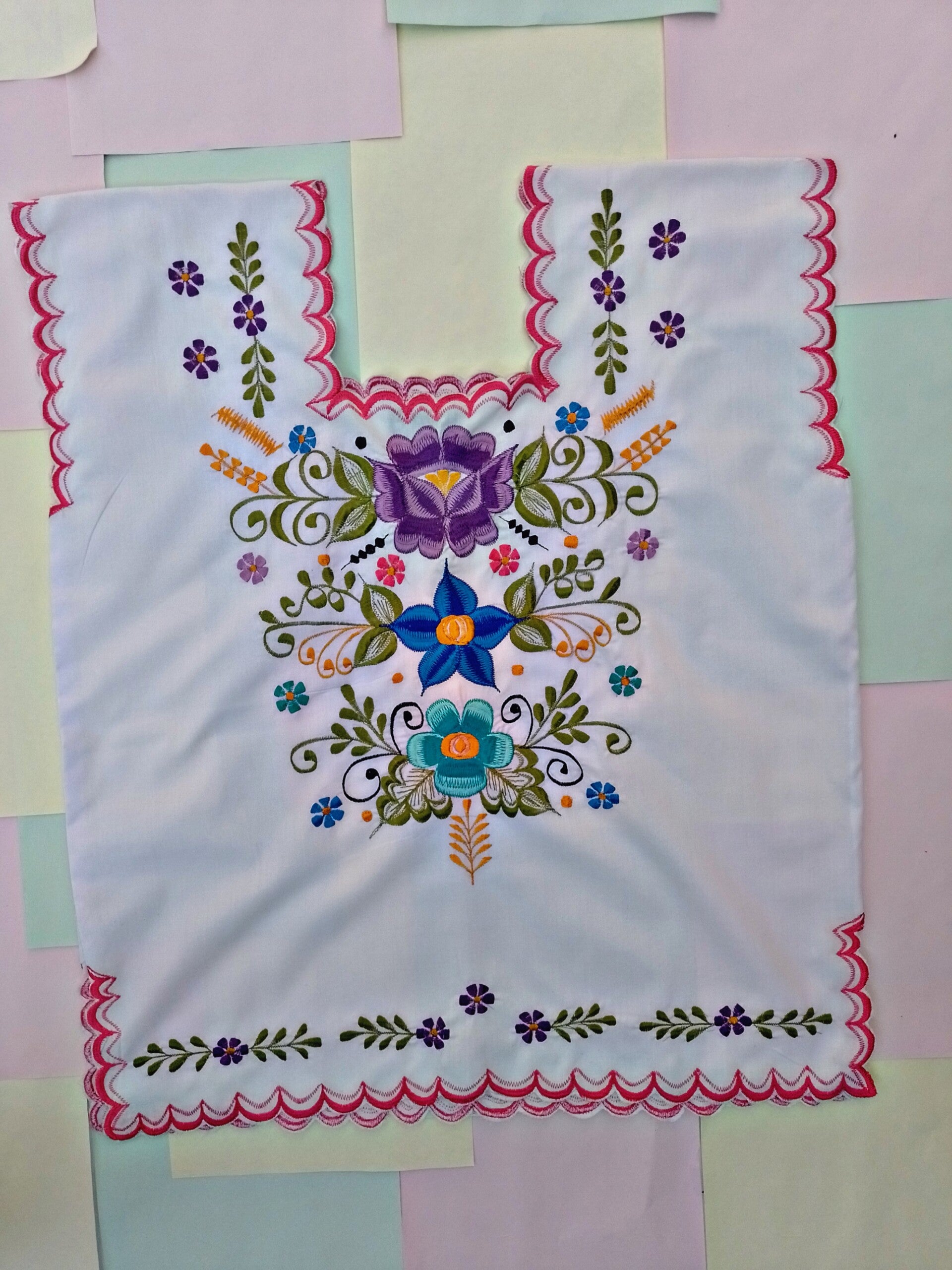 Blusa huipil yucateca