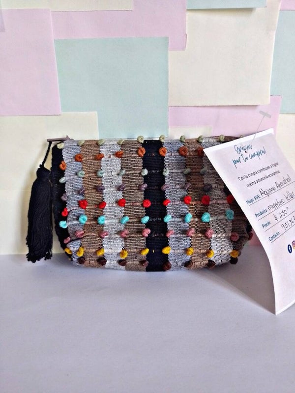 Monedero de telar de cintura de Chiapas