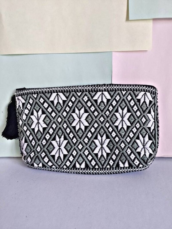 Cosmetiquera de telar de cintura de Chiapas