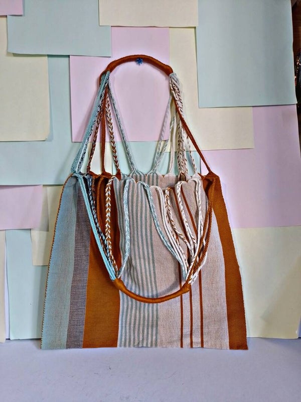 Morral de telar de cintura de Chiapas