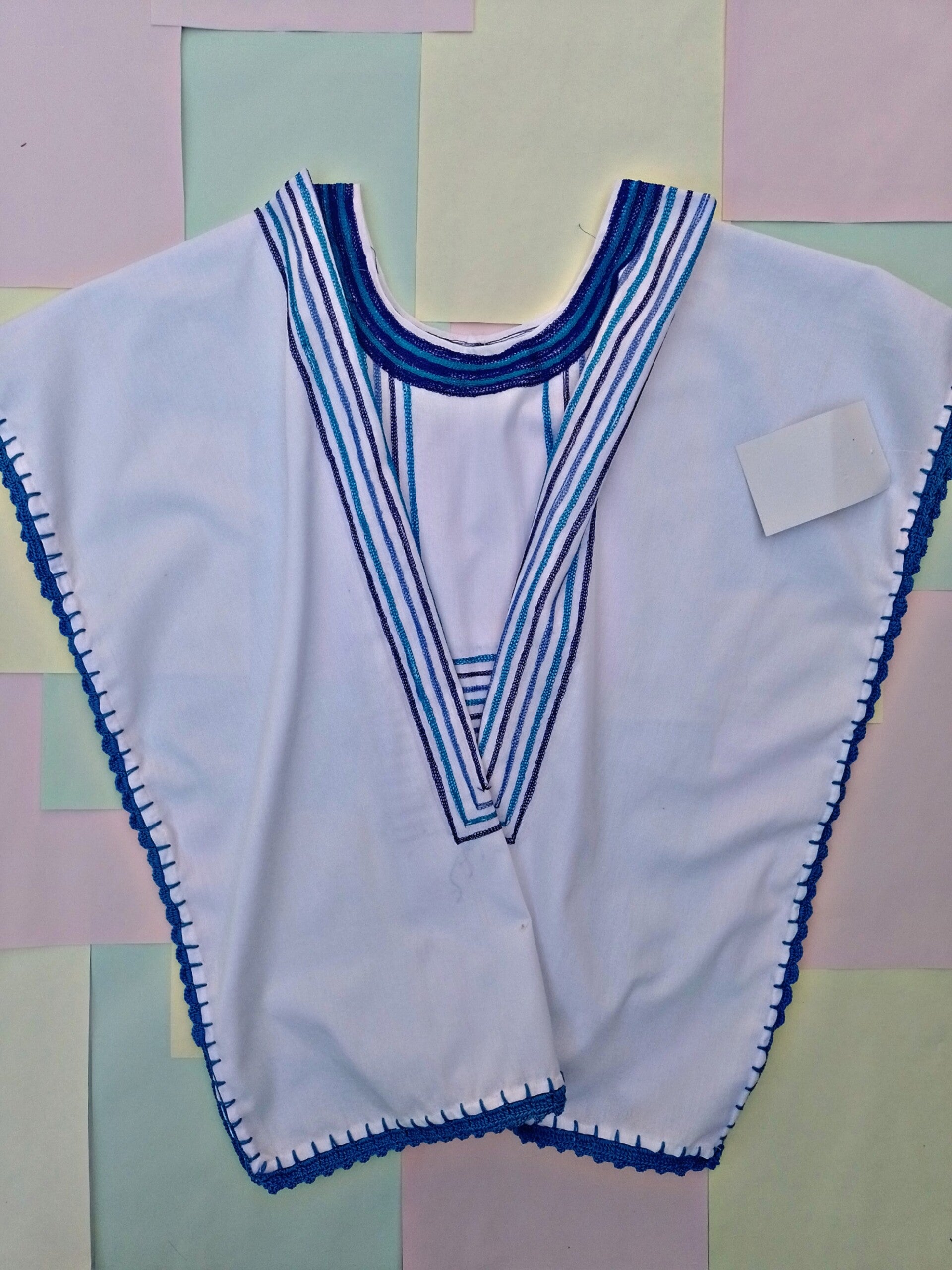 Huipil del Istmo de lino cerrado