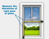 Be sure to measure each pane to get a more accurate window tint estimate