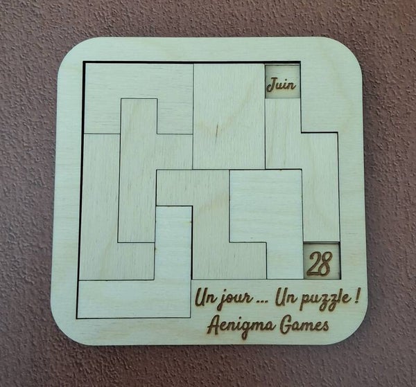 Un jour, un puzzle – Le calendrier casse-tête perpétuel