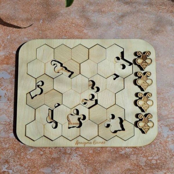 Les petites abeilles – Casse-tête en bois