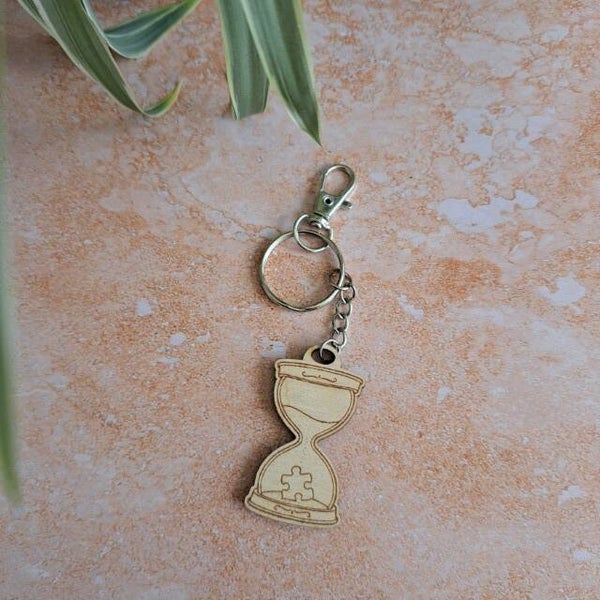 Porte-clef sablier