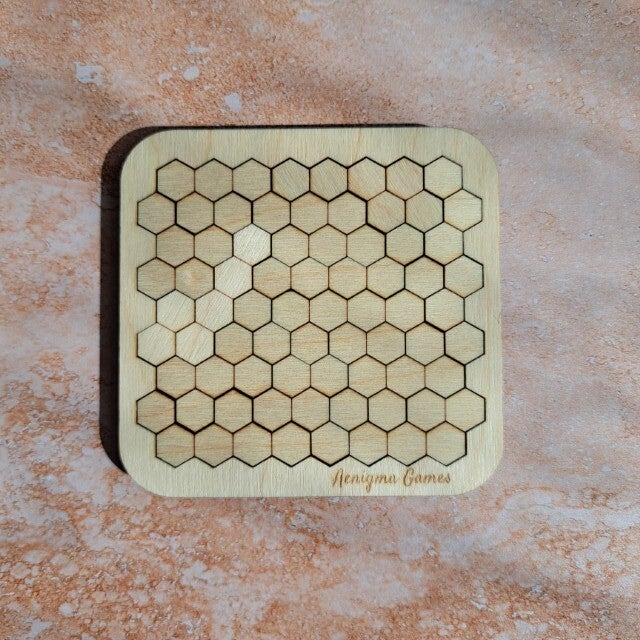 Petit puzzle hexagonal – Casse-tête géométrique en bois