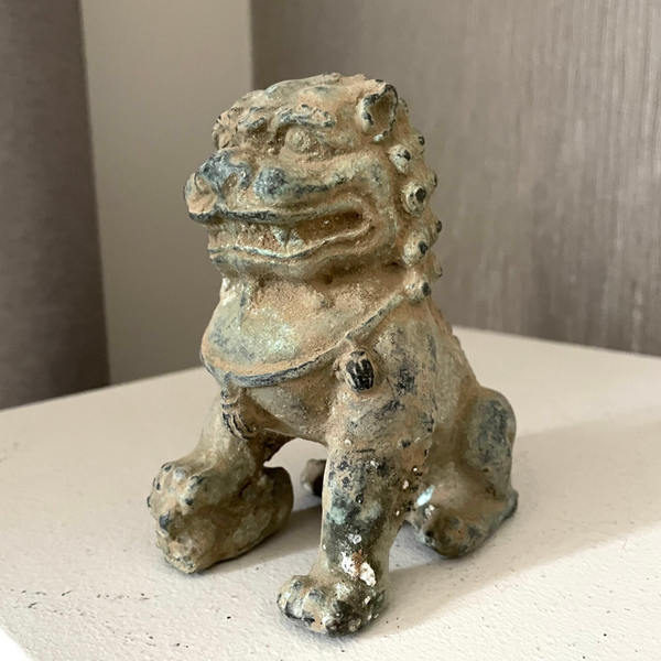 Unieke Aziatische Fu-dog van koper – Sfeervol en Beschermend