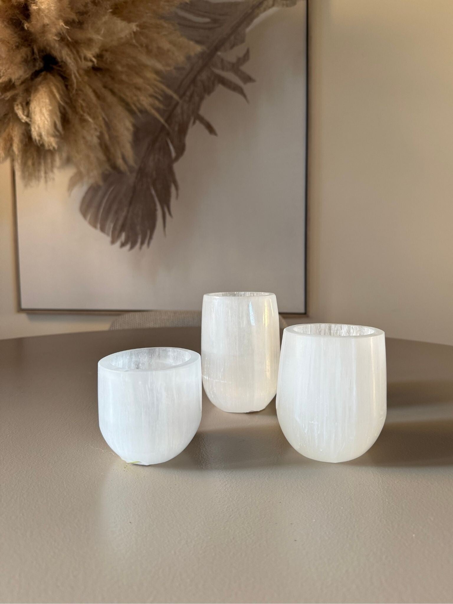 Seleniet Waxinelichthouder Ovaal – M, L & XL