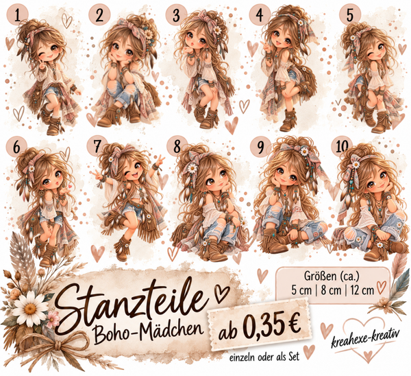 Kleine Boho Lady  (KH  10 )