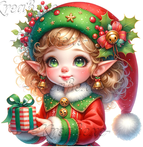 Weihnachtselfe II (c 10)