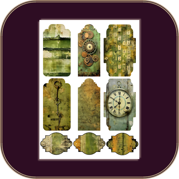 Ephemera  Olive Green   (s)
