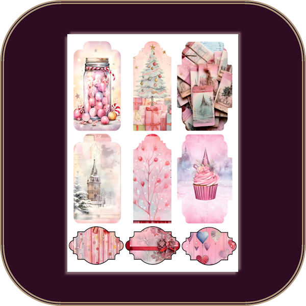 Ephemera   pink Winter  (s)