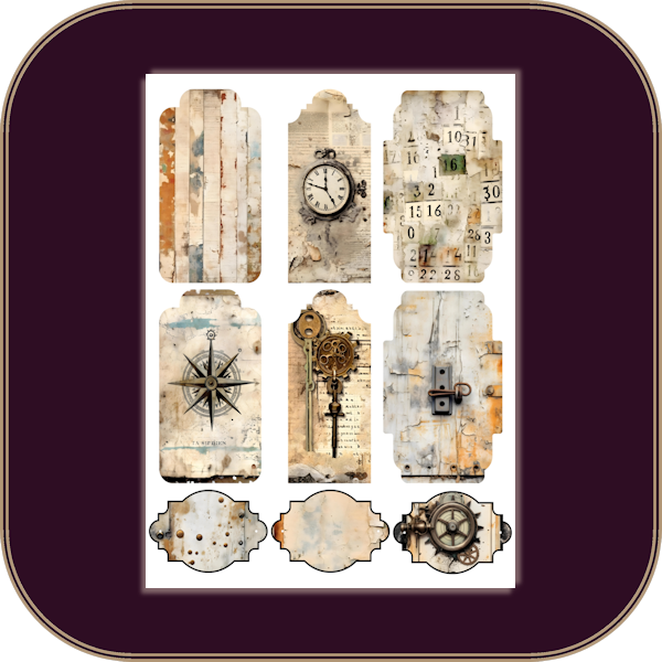 Ephemera  Antik White   (s)
