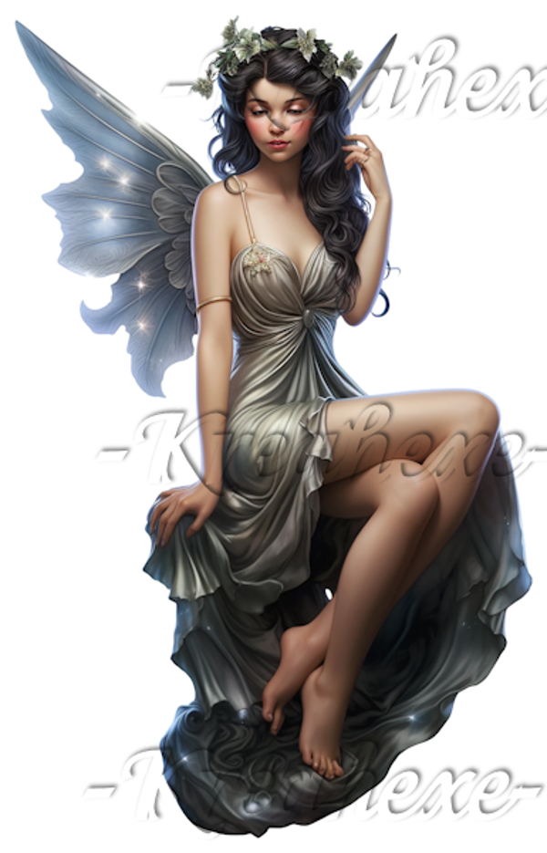 sitzende Elfen    (aj  25)