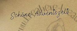 Stempel  " Schöne Adventszeit "