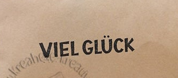 Stempel  "Viel Glück"
