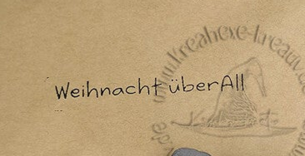 Stempel  " Weihnacht überAll "