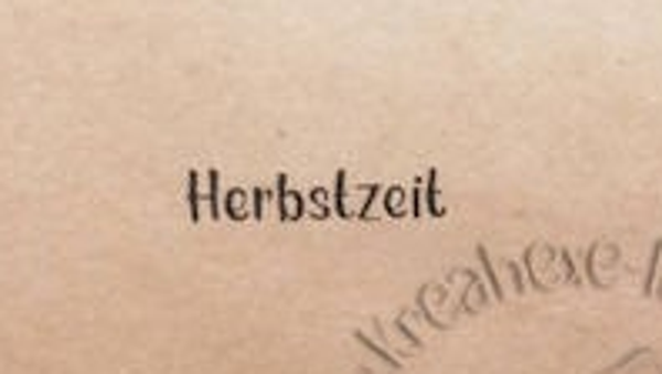 Stempelgummi  "Herbstzeit "