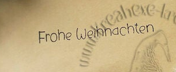 Stempel  " Frohe Weihnachten "