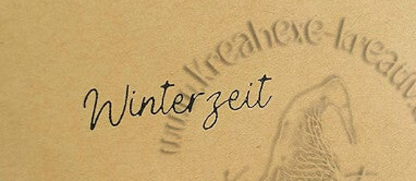 Stempel " Winterzeit "
